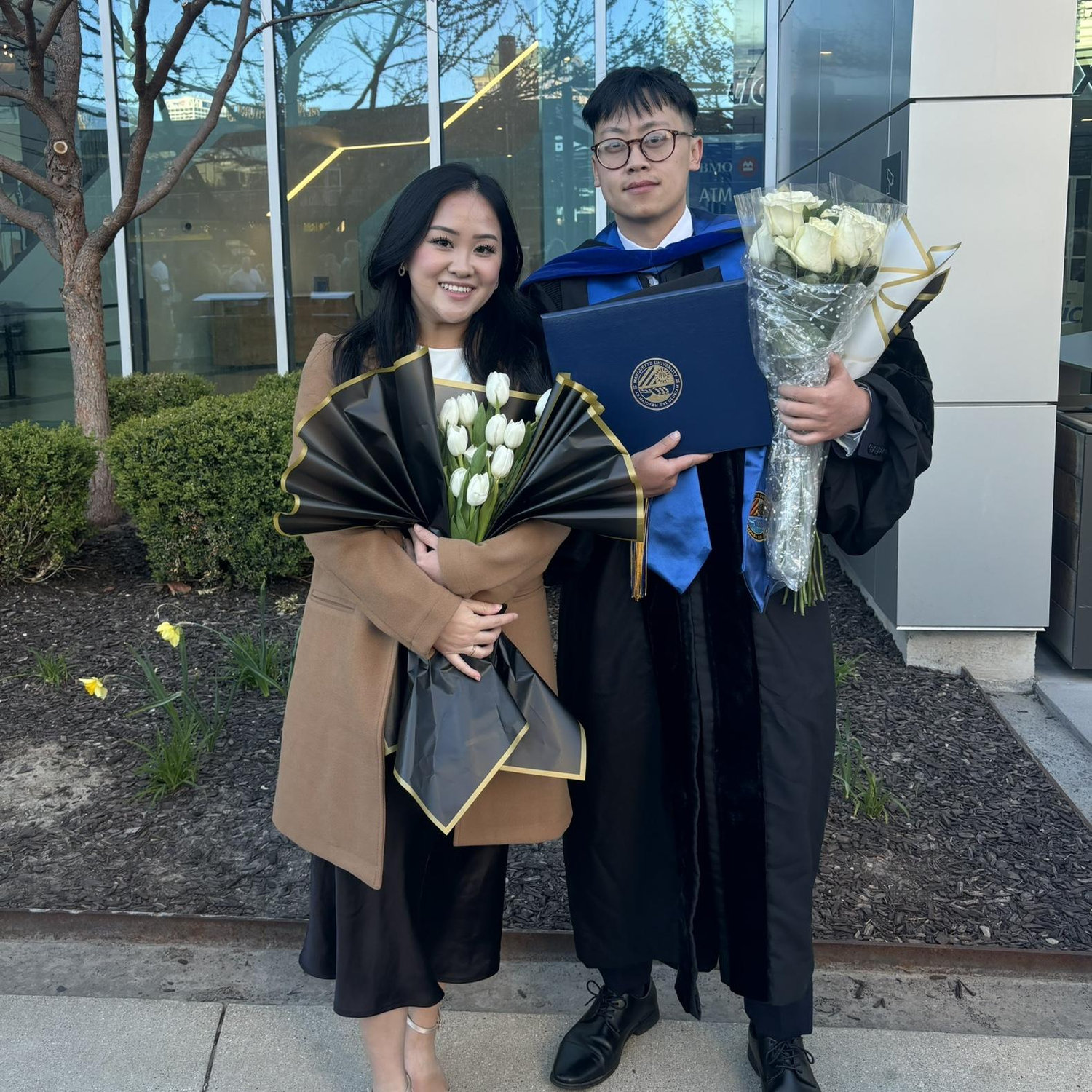 Paris receiving his PhD in Electrical and computer engineering from Marquette University!