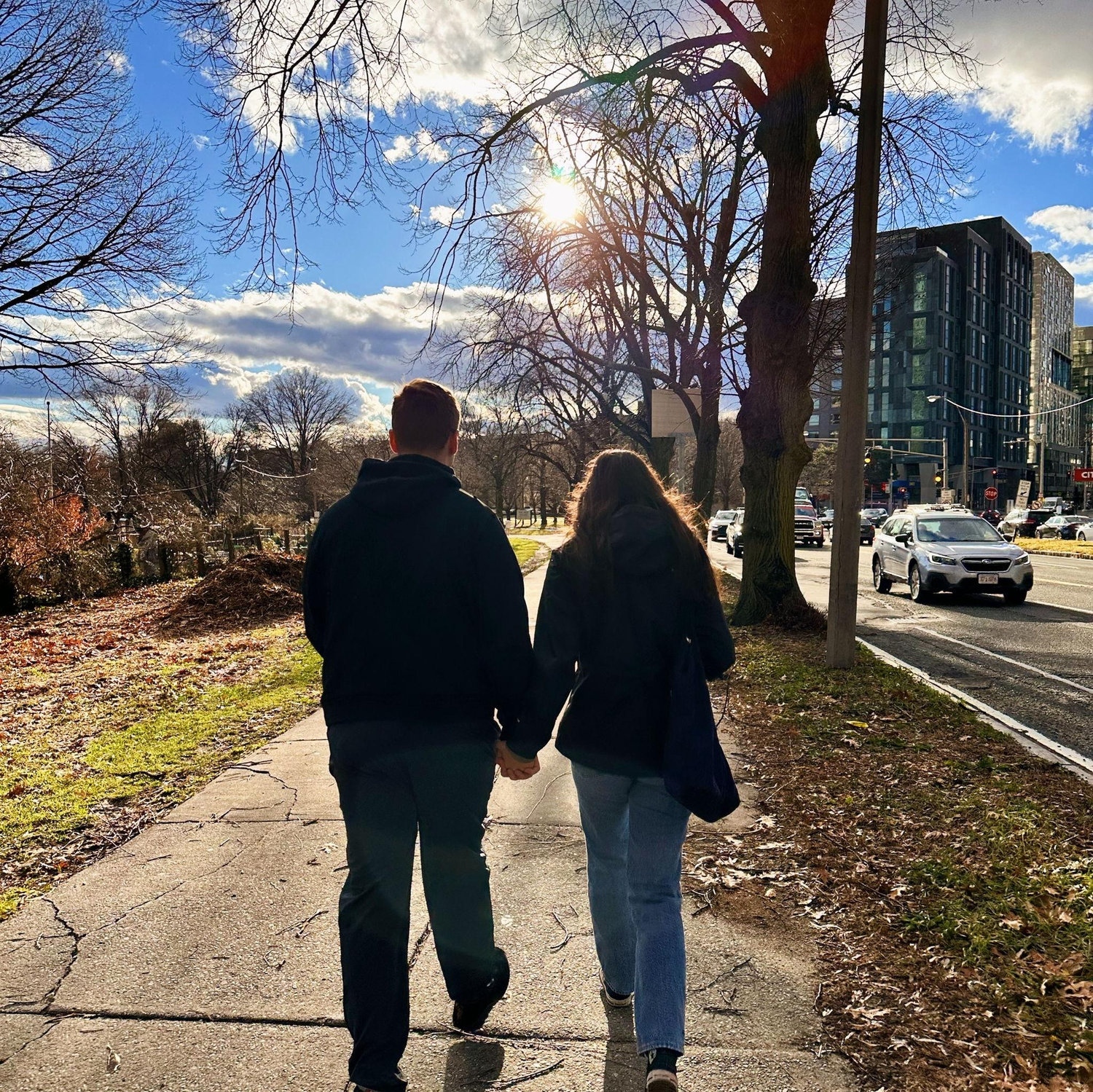 Walking in Boston