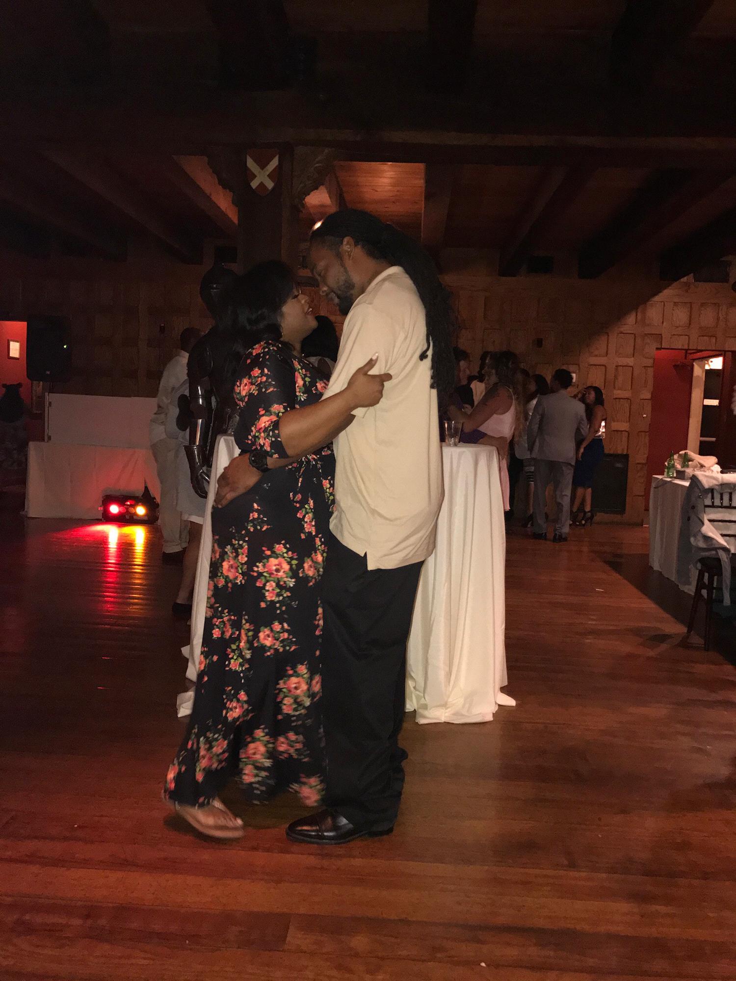 At Punkin and Sabrina's wedding