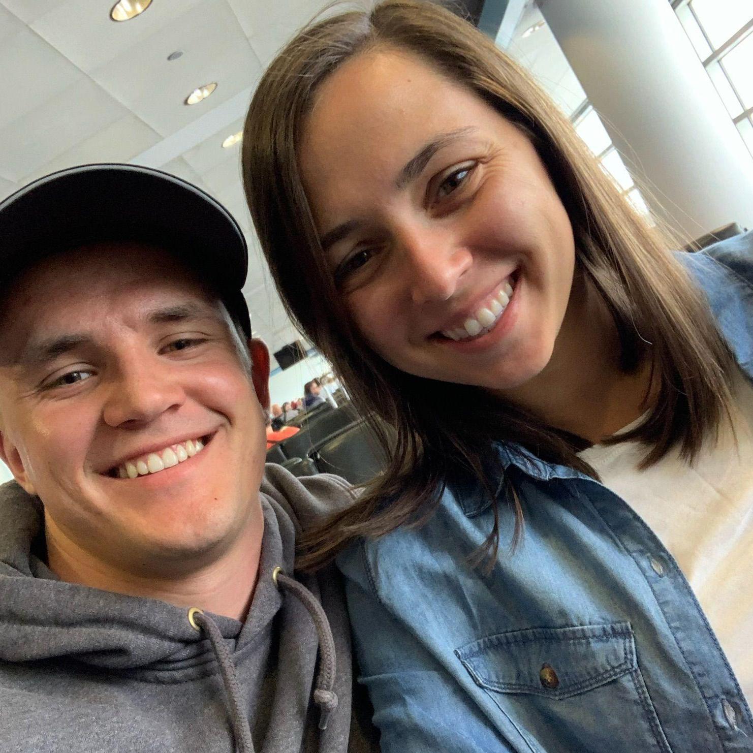 Our first international flight together