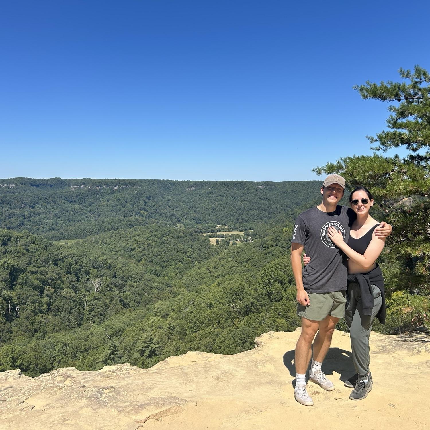 Getting engaged in Red River Gorge!