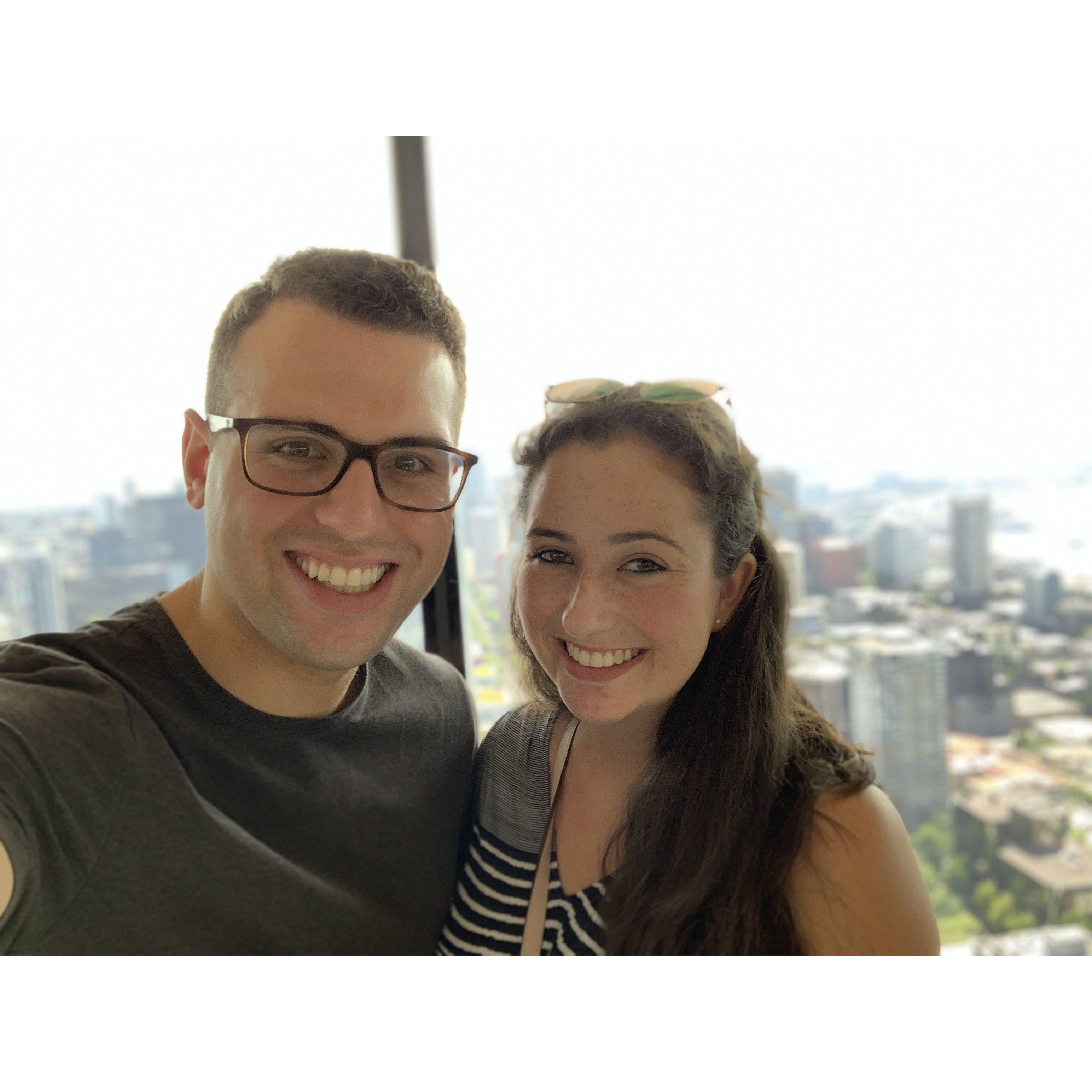 August 2019: Stephen showed Grace the Space Needle during her first trip to Seattle!