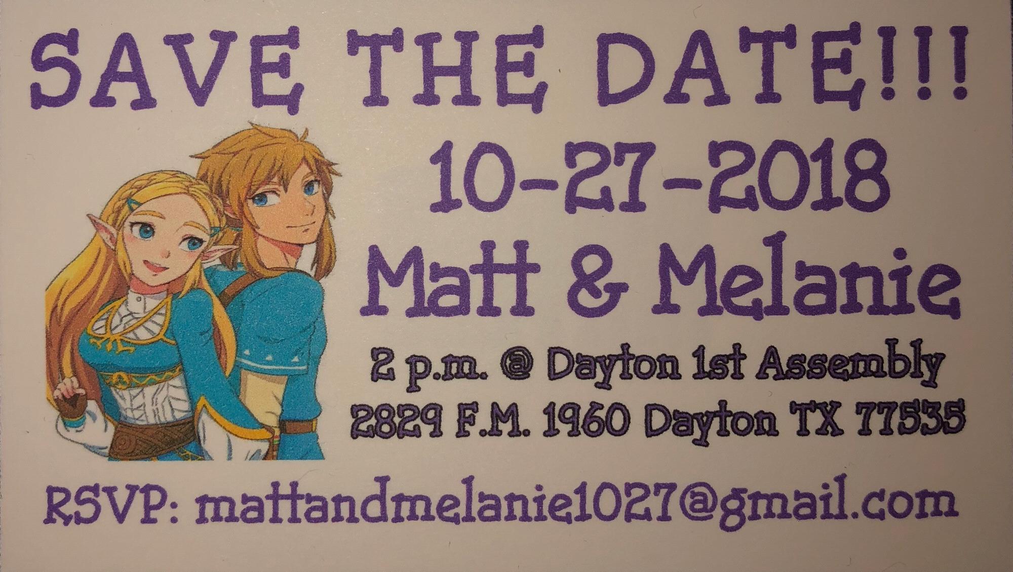 Our Save the Date Card
