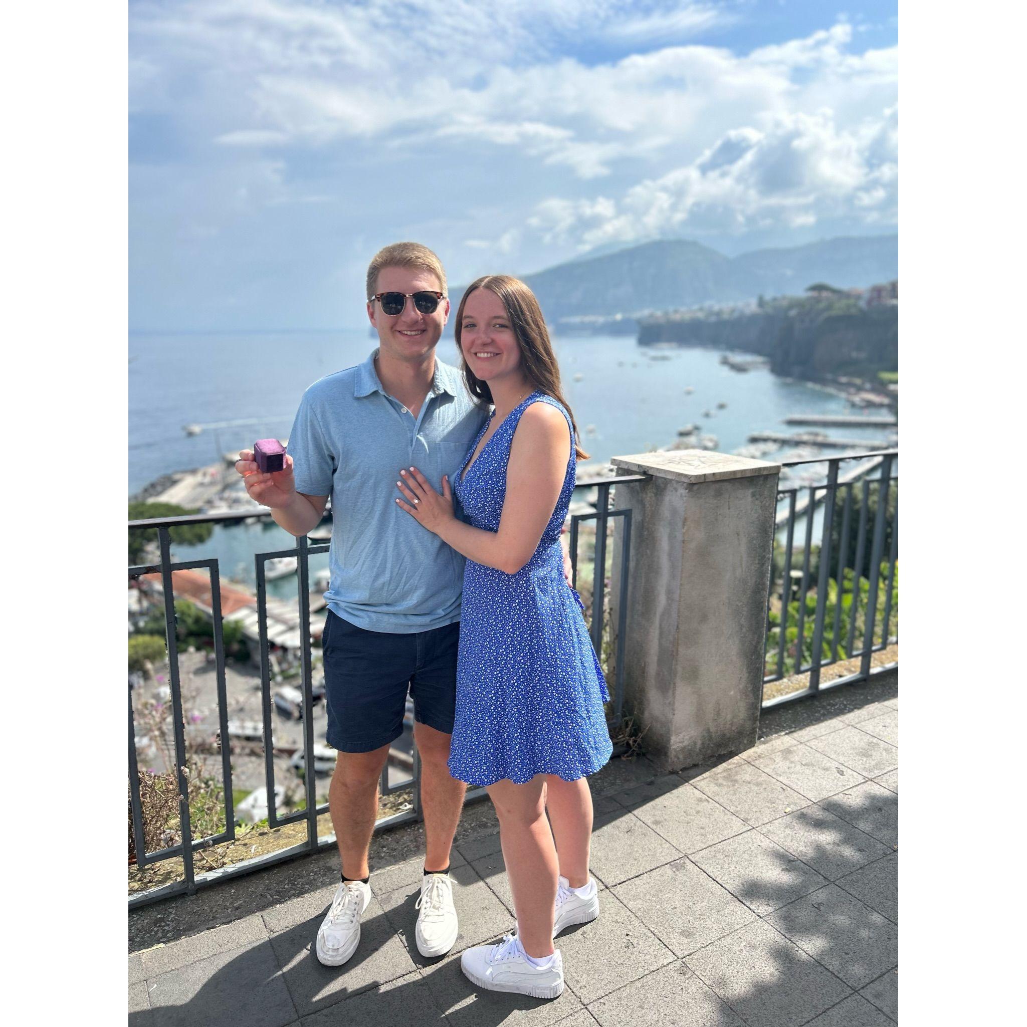 Engagement in Sorrento, June 2023