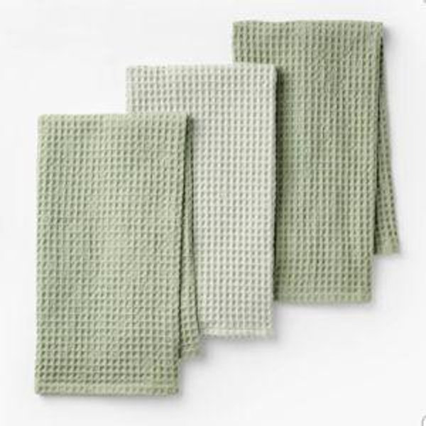 3pc Waffle Kitchen Towels - Figmint™