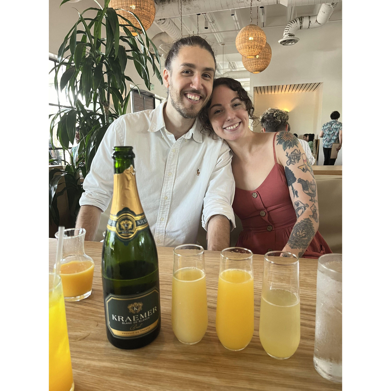 Brunch with Nicolette’s mom after she said “yes”