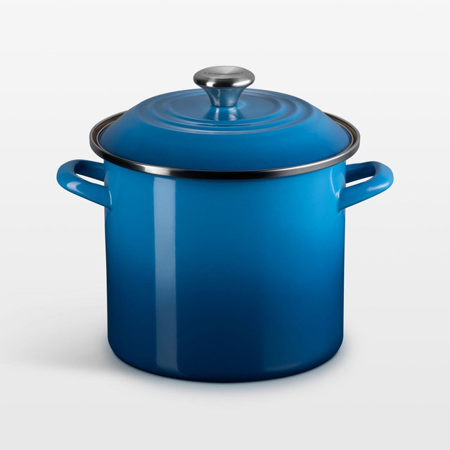 Le Creuset ® 8-Qt. Marseille Enameled Stockpot with Stainless Steel Knob