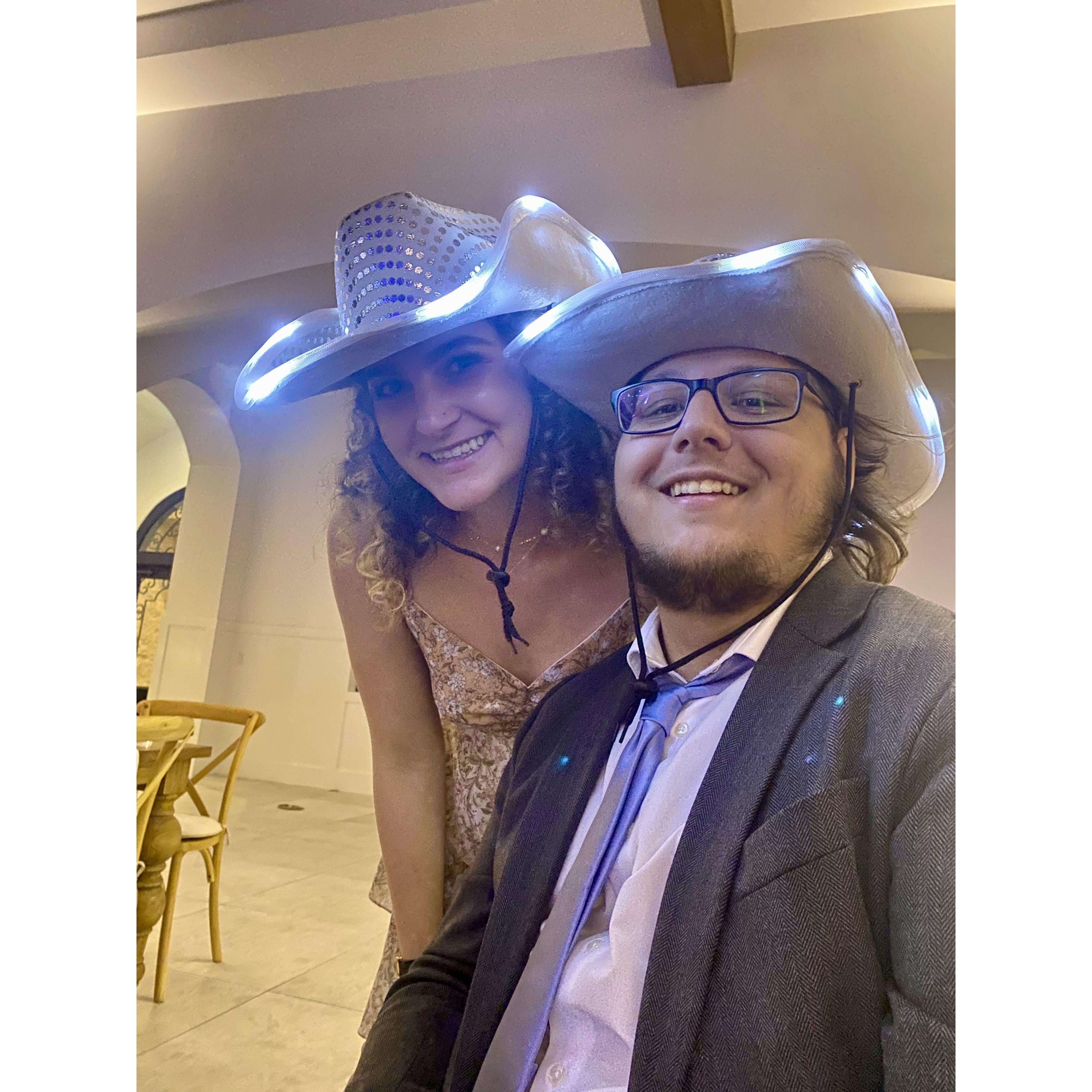 Light-up hats!