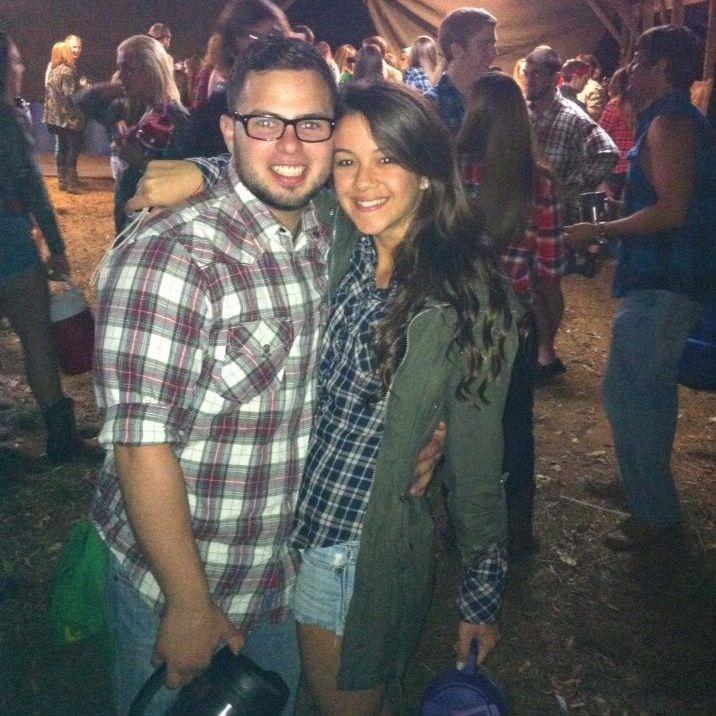 Woodser 2012 at UF - Before we officially started dating!