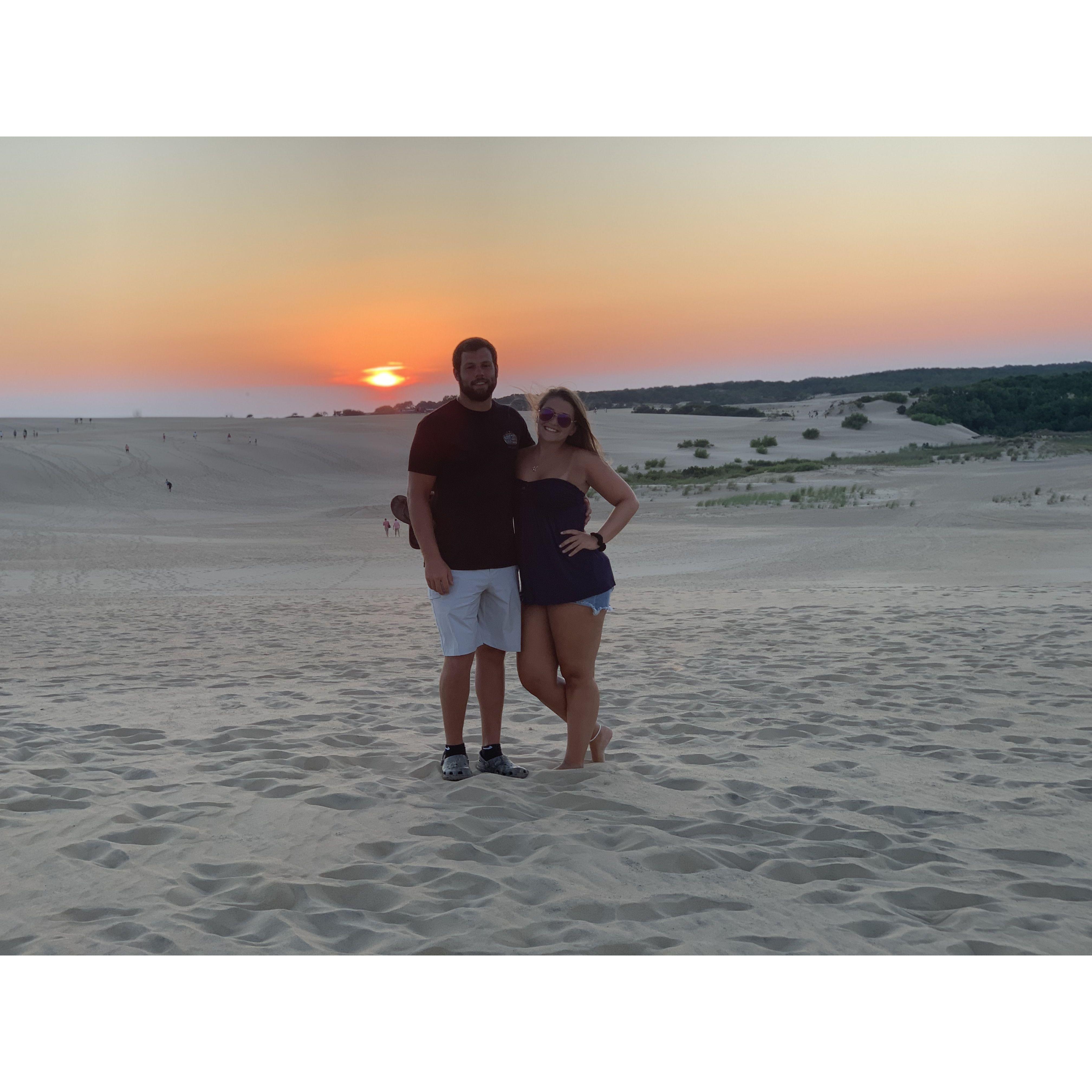 Our first trip to the beach together