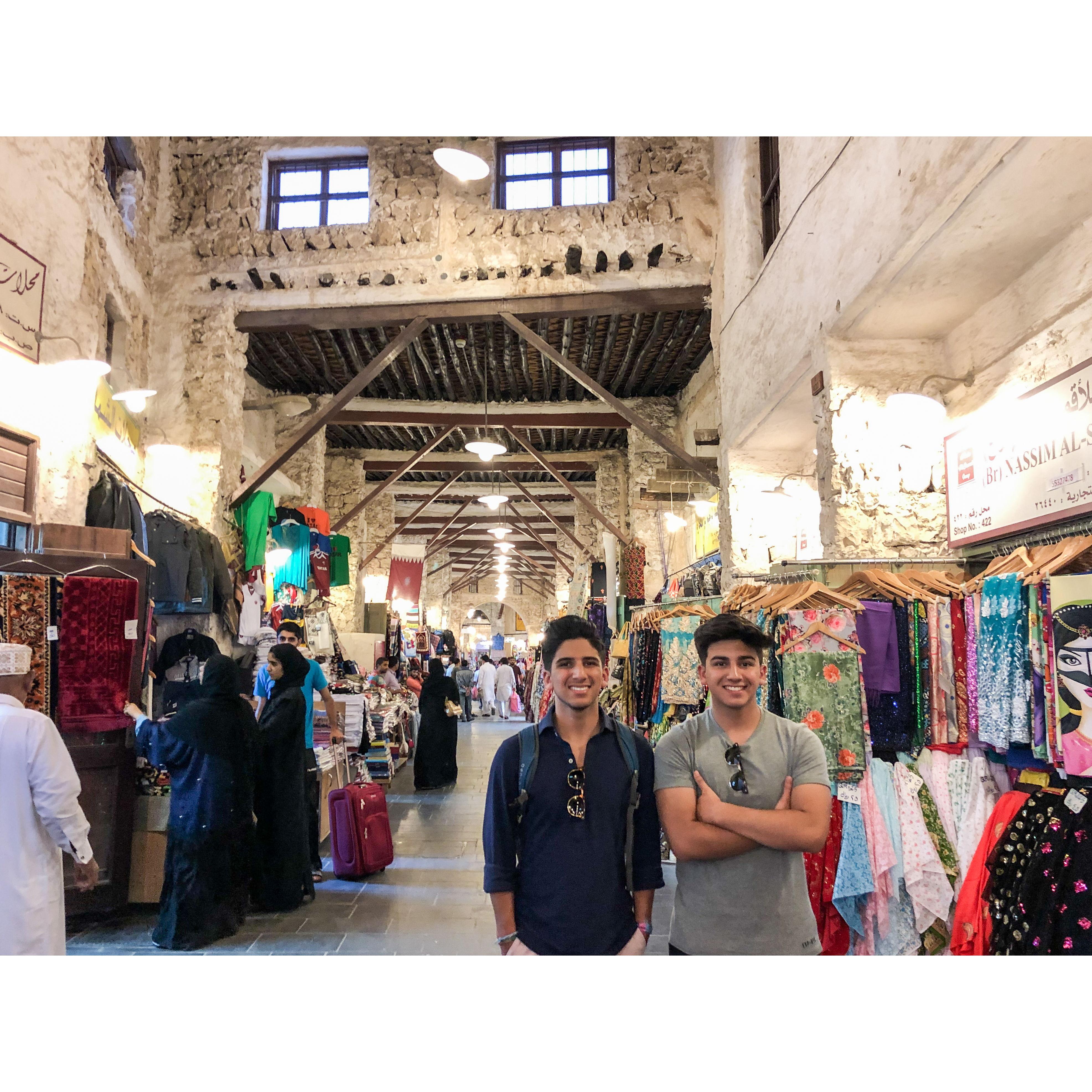 Local market in Doha, Qatar