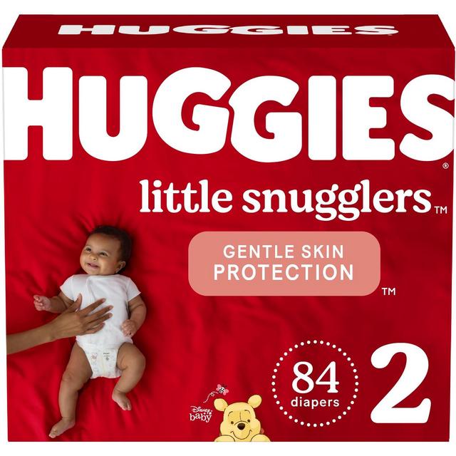 Huggies Little Snugglers Diapers Super Pack - Size 2 (84ct)