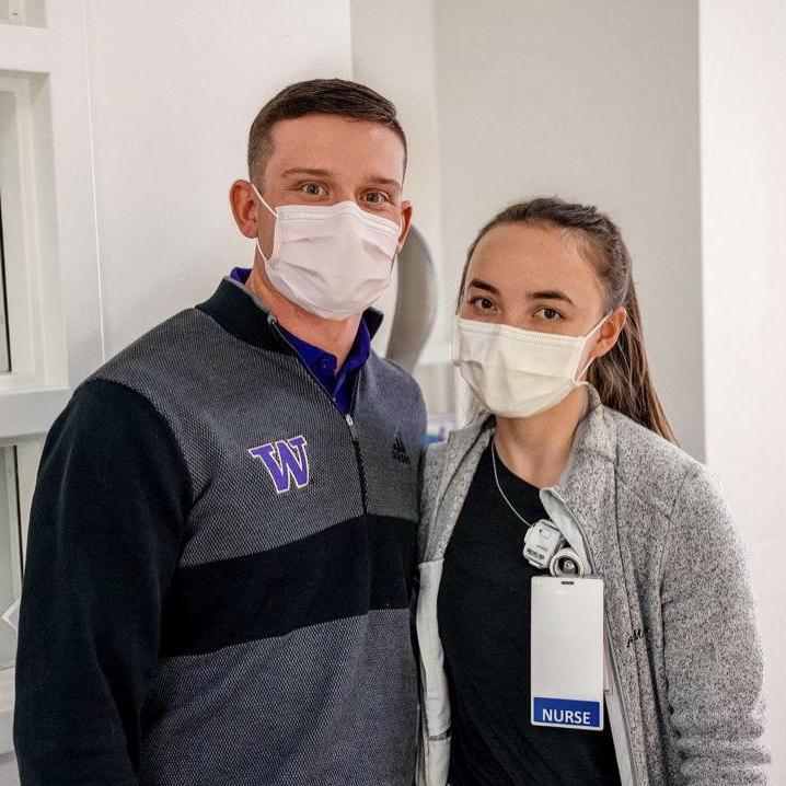 UW softball's visit to Seattle Children's Hospital