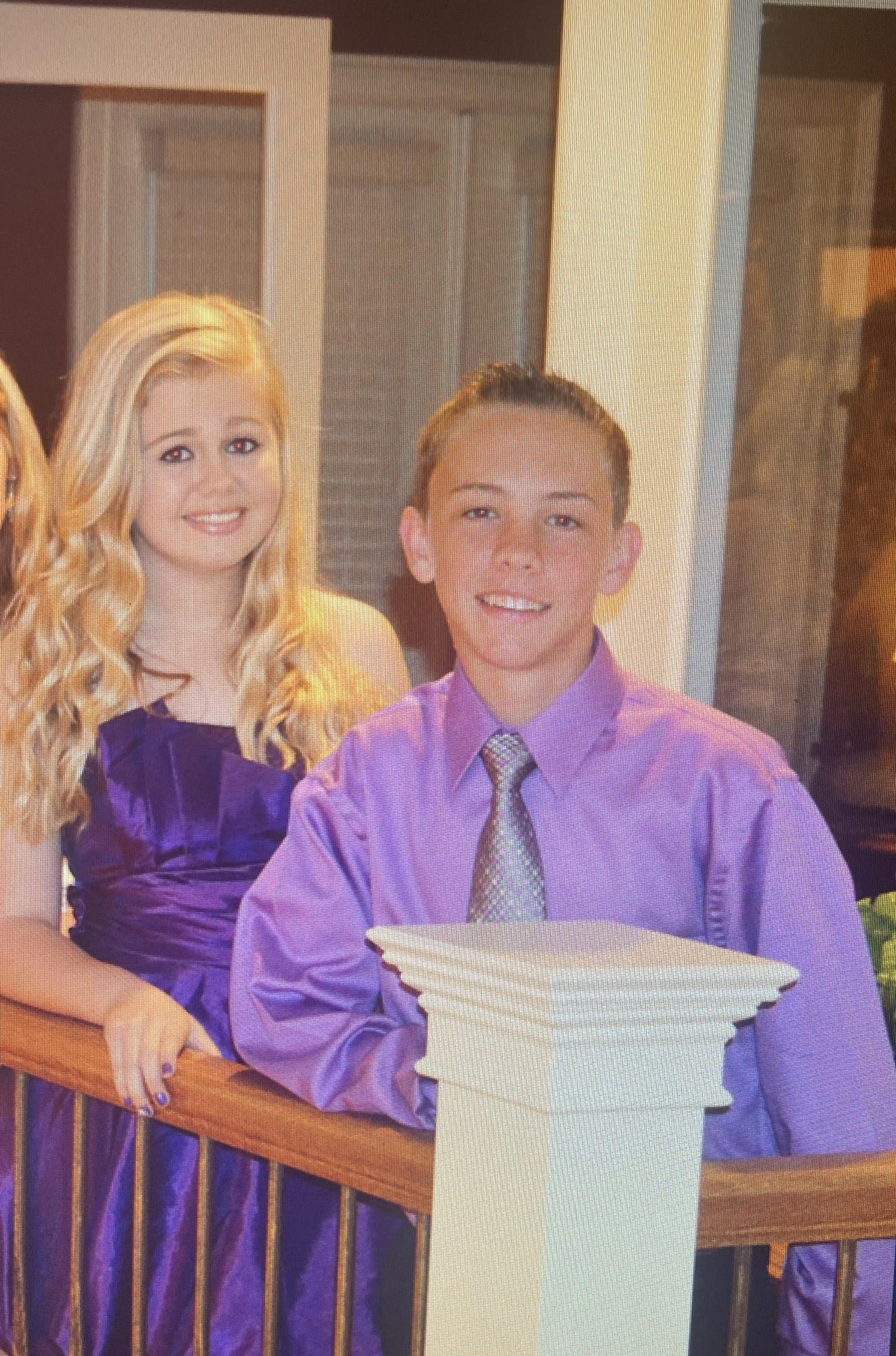 At a middle school dance in 2012 😊