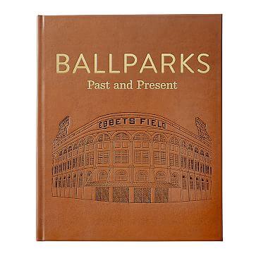 West Elm Ballparks Leather-Bound Book