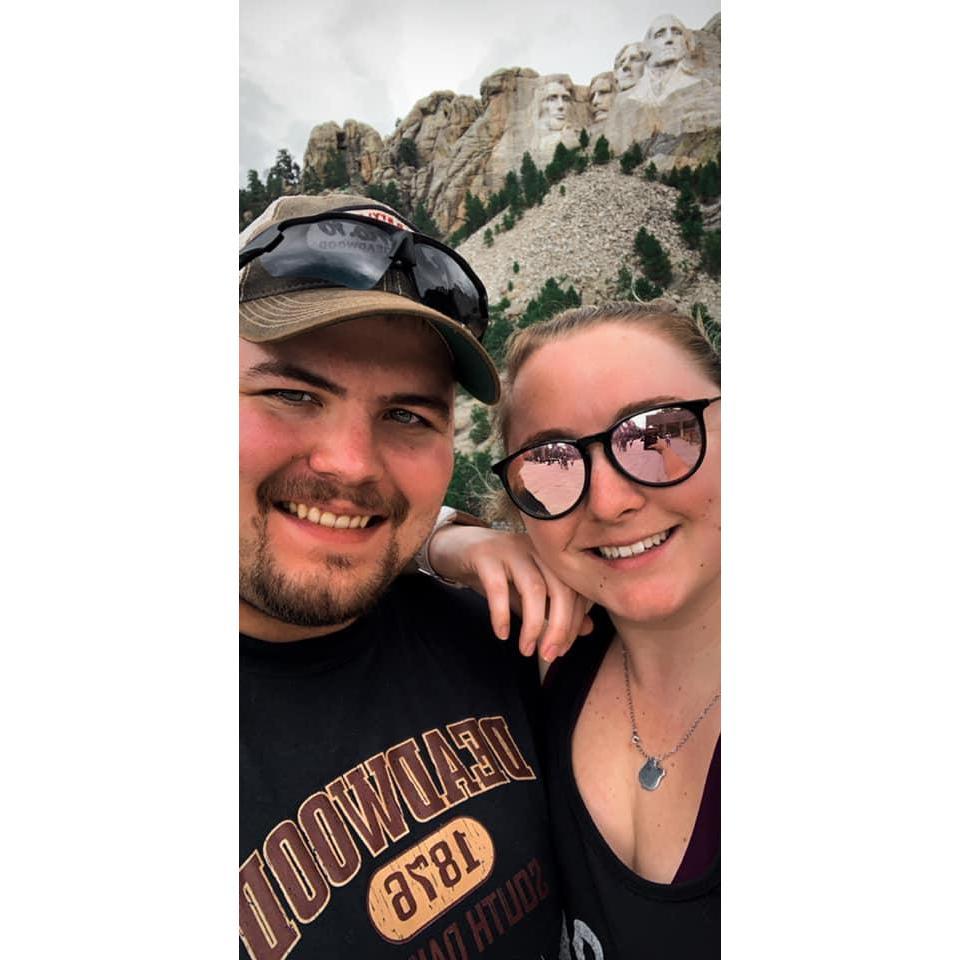 The impromptu road trip took us to Mount Rushmore!