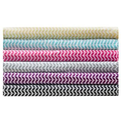 Chevron Printed Microfiber Sheet Set