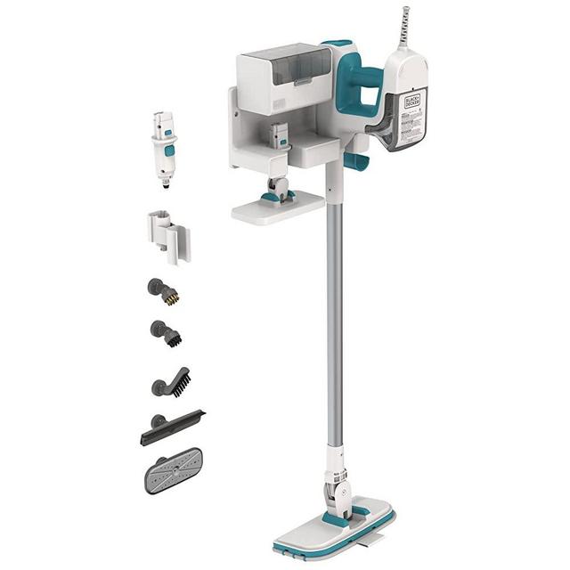 BLACK+DECKER Steam Matrix, Multipurpose Cleaning, 7 Attachments and Storage Wall Mount (BHSM15FX10)