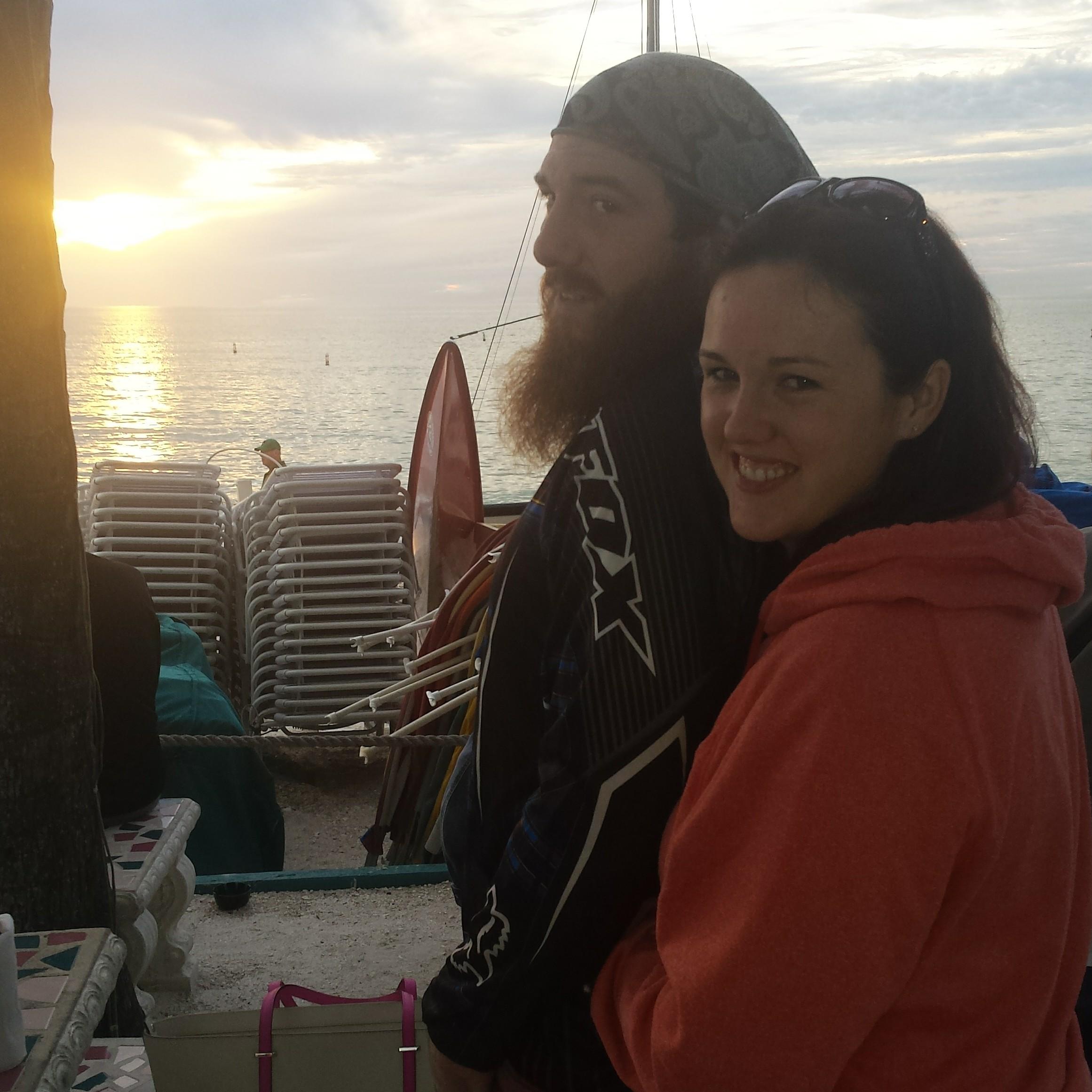 Sunset in Naples