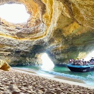 Boat ride in Algarve