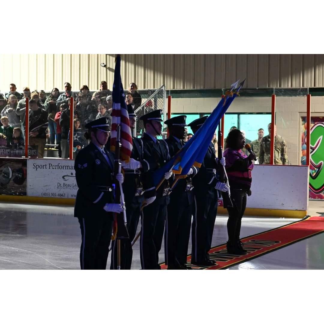 One of our many Honor Guard details together.