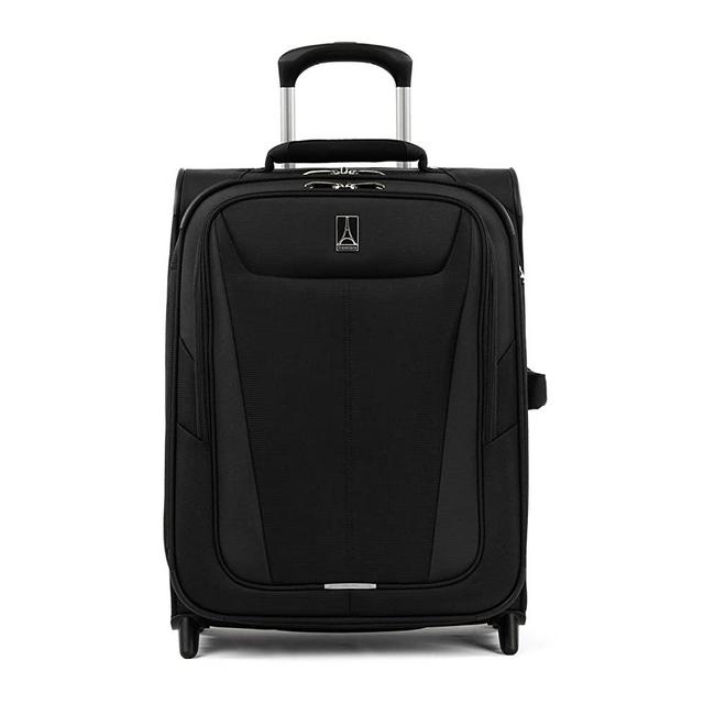Travelpro Maxlite 5 Softside Lightweight Expandable Upright Luggage, Black, Carry-On 20-Inch