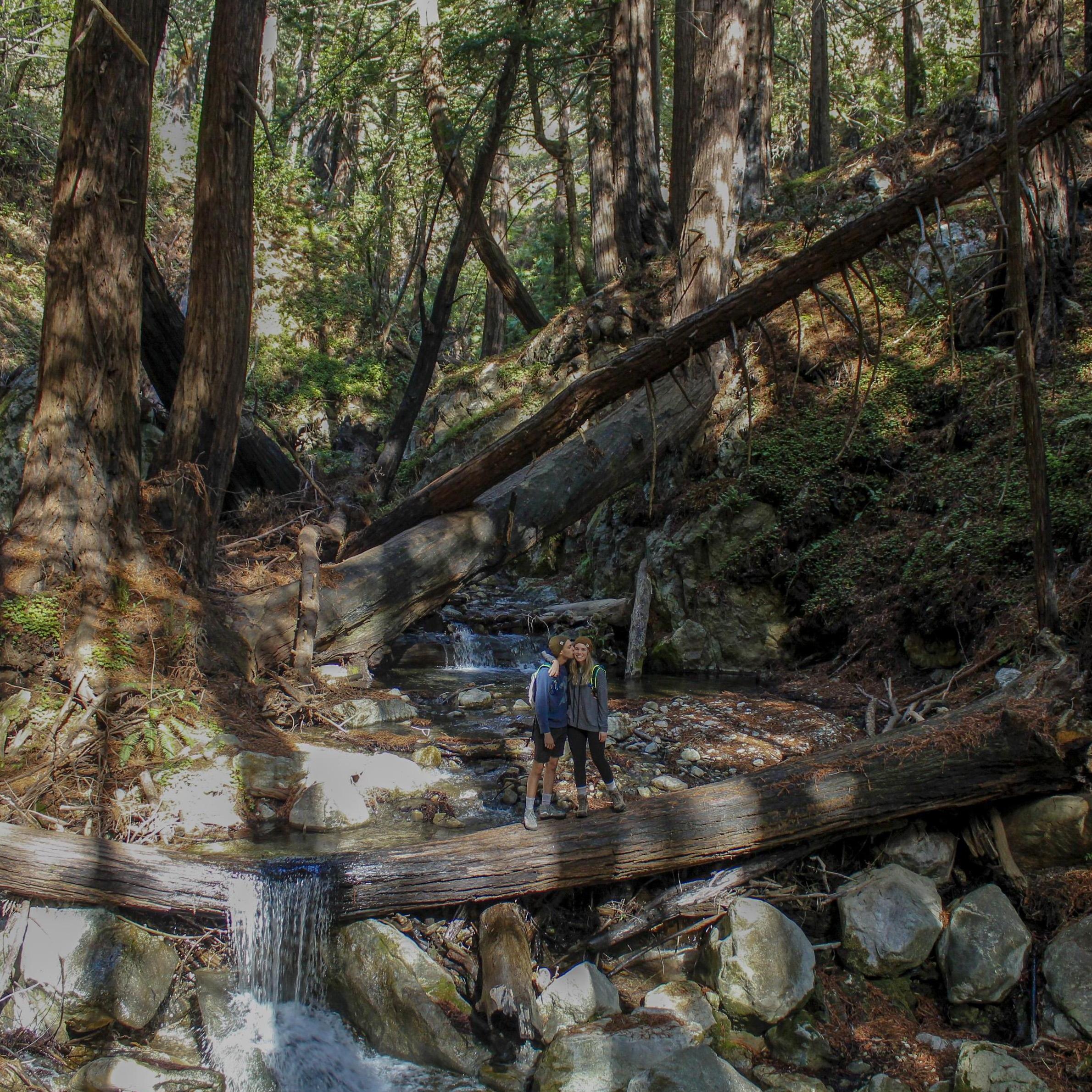 Enjoying our first day of being engaged!