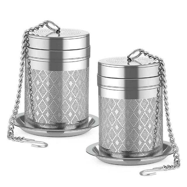 Tea Infusers for Loose Tea, 18/8 Stainless Steel Tea Strainer Set, Extra Fine Mesh Tea Steeper for Brew Tea, Spices & Seasoning