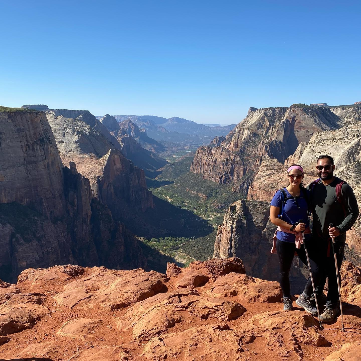 At Zion National Park, UT