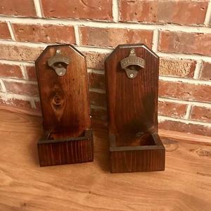 Wall Mounted Bottle Opener, Beer Bottle Opener, Husband Gift, Gift for dad