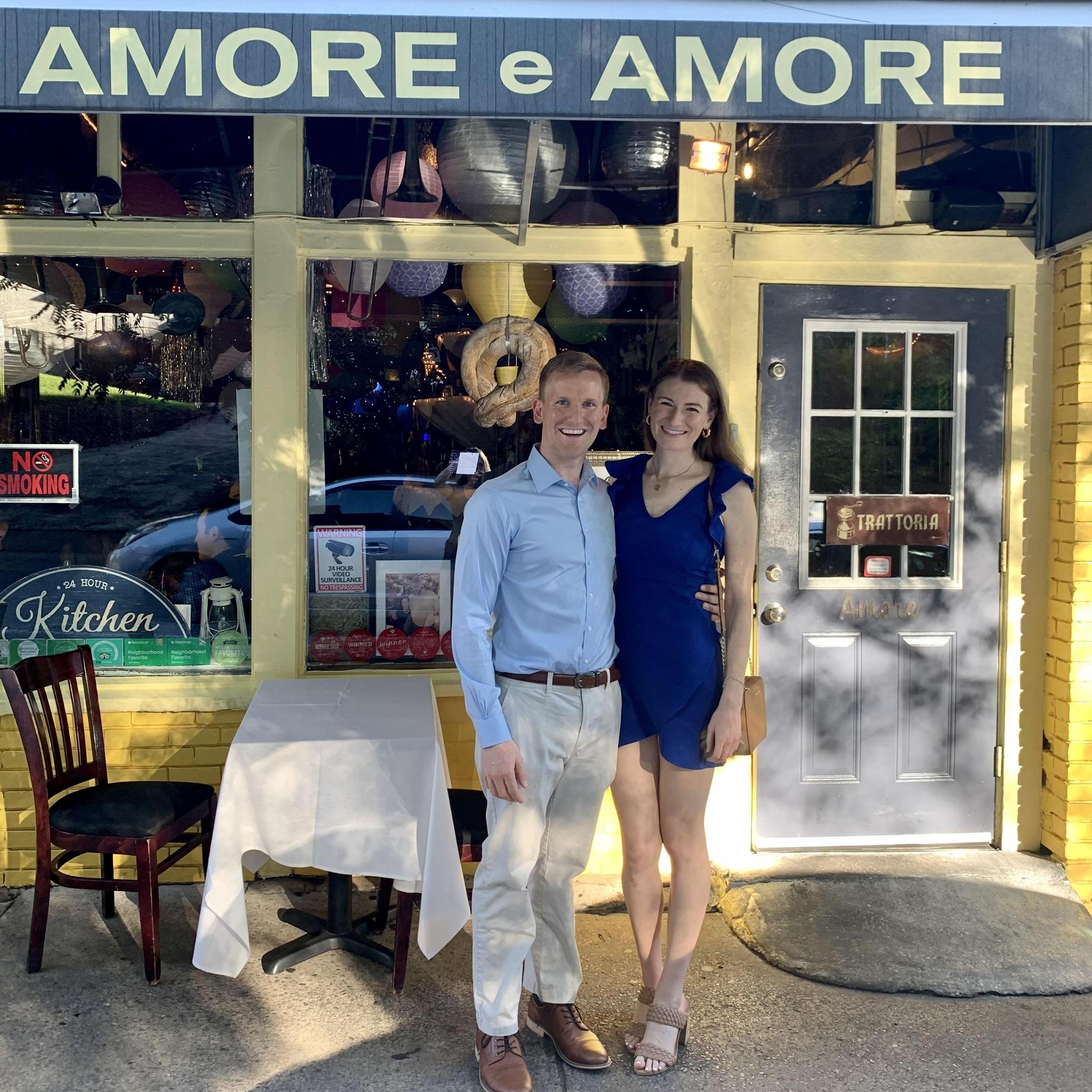 It was during this dinner at Amore e Amore that Brooke told Mac that she wanted to spend the rest of her life with him!