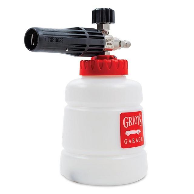 Griot’s Garage The BOSS Foam Cannon, Pressure Washer Foam Gun, Adjustable Nozzle, Stainless Steel Internals, Auto-Mix Dilution with Griot’s Soaps, BF302