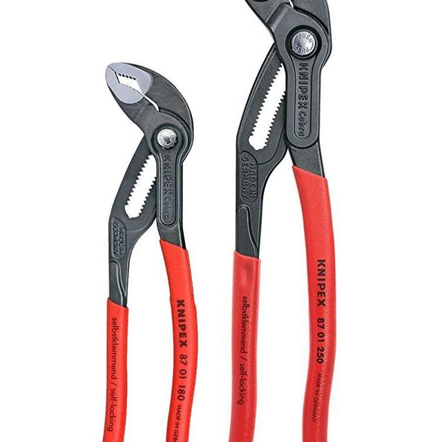 KNIPEX Tools - 2 Piece Cobra Pliers Set (87 01 180 & 87 01 250) (003120V01US)