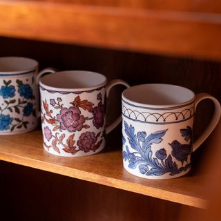 Heritage Blue Bird Blooming Coffee Mug