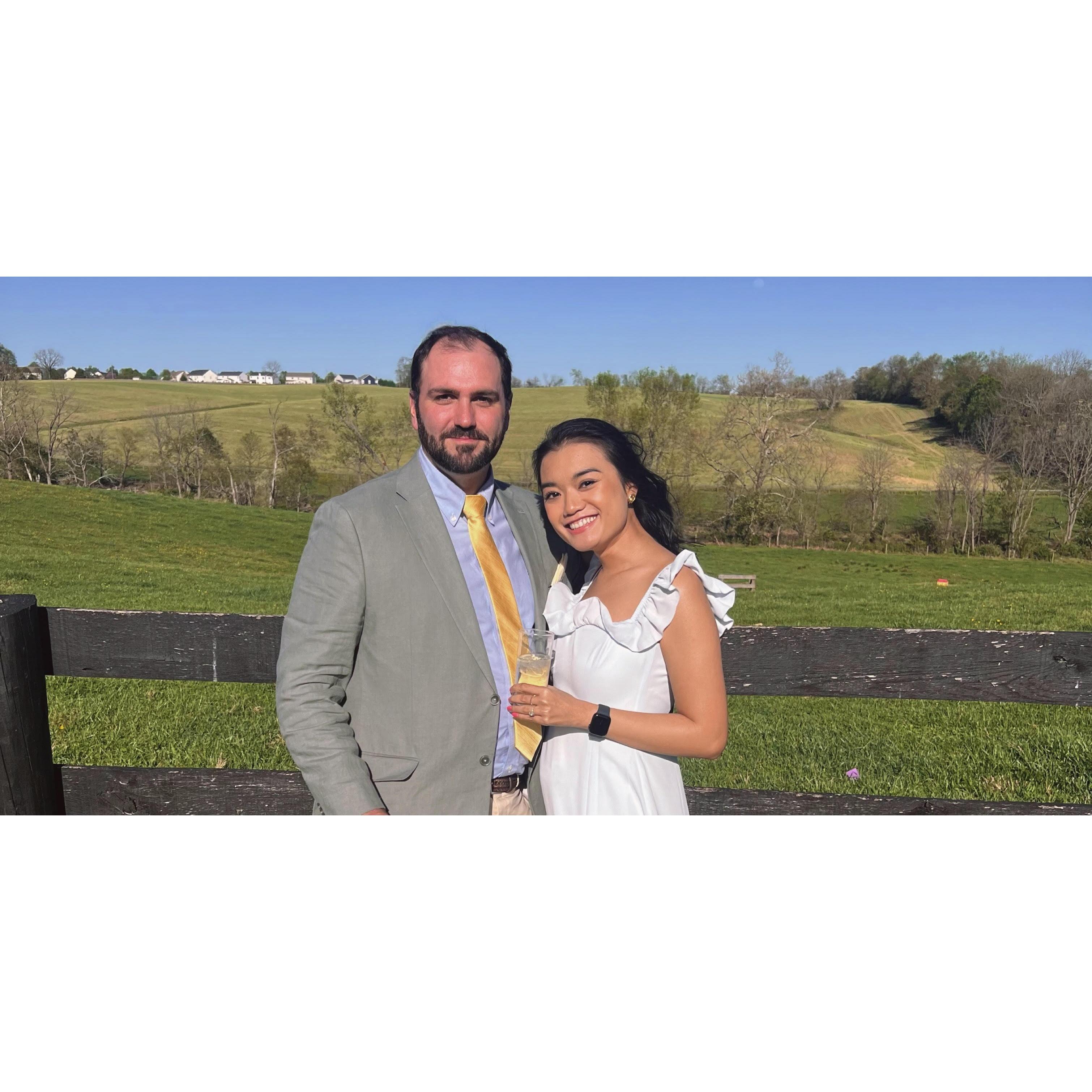 Us celebrating Aarshika and Joey Caplinger