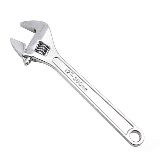 Donext 12 Inch Adjustable Wrench Professional Hand Tool CR-V Steel Crescent Wrench