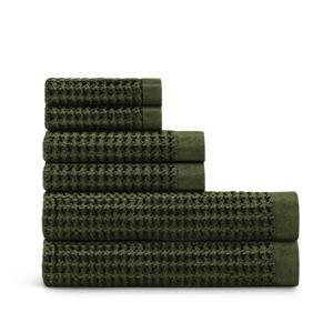 Forest Green Waffle Towel Bundle