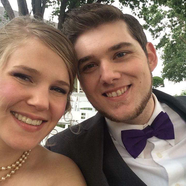 How we met, he was the best man and I was the maid of honor.