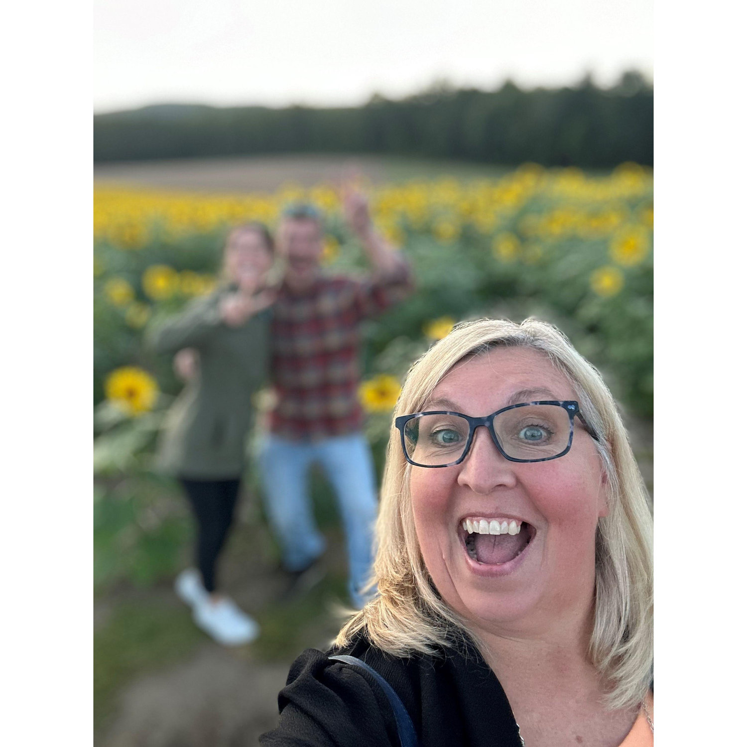 The nice lady who offered to take our pic!