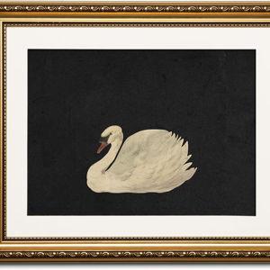 VIYYIEA Gold Framed Wall Art Canvas Print Home Decor,Black,13x16in