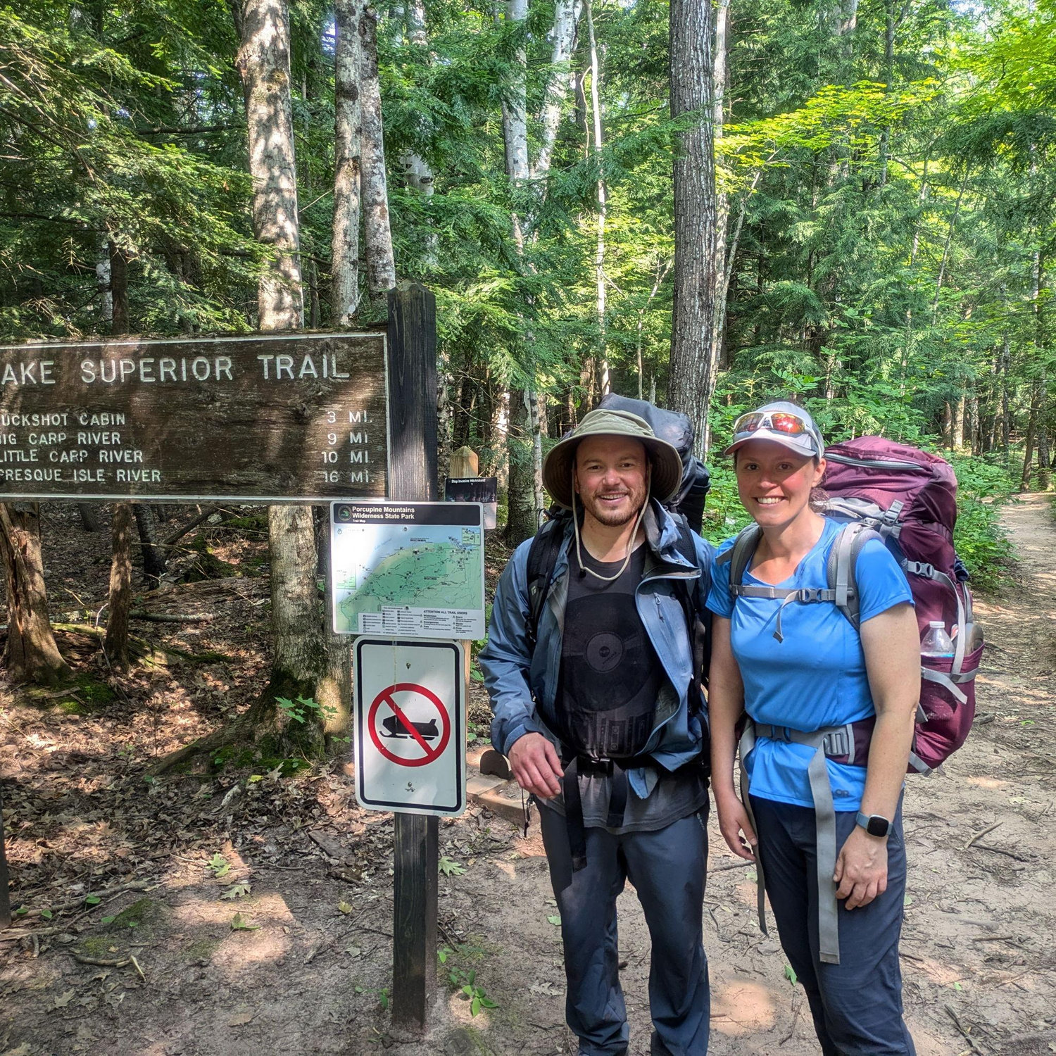 Fresh off the trail - Porcupine Mountains, MI
