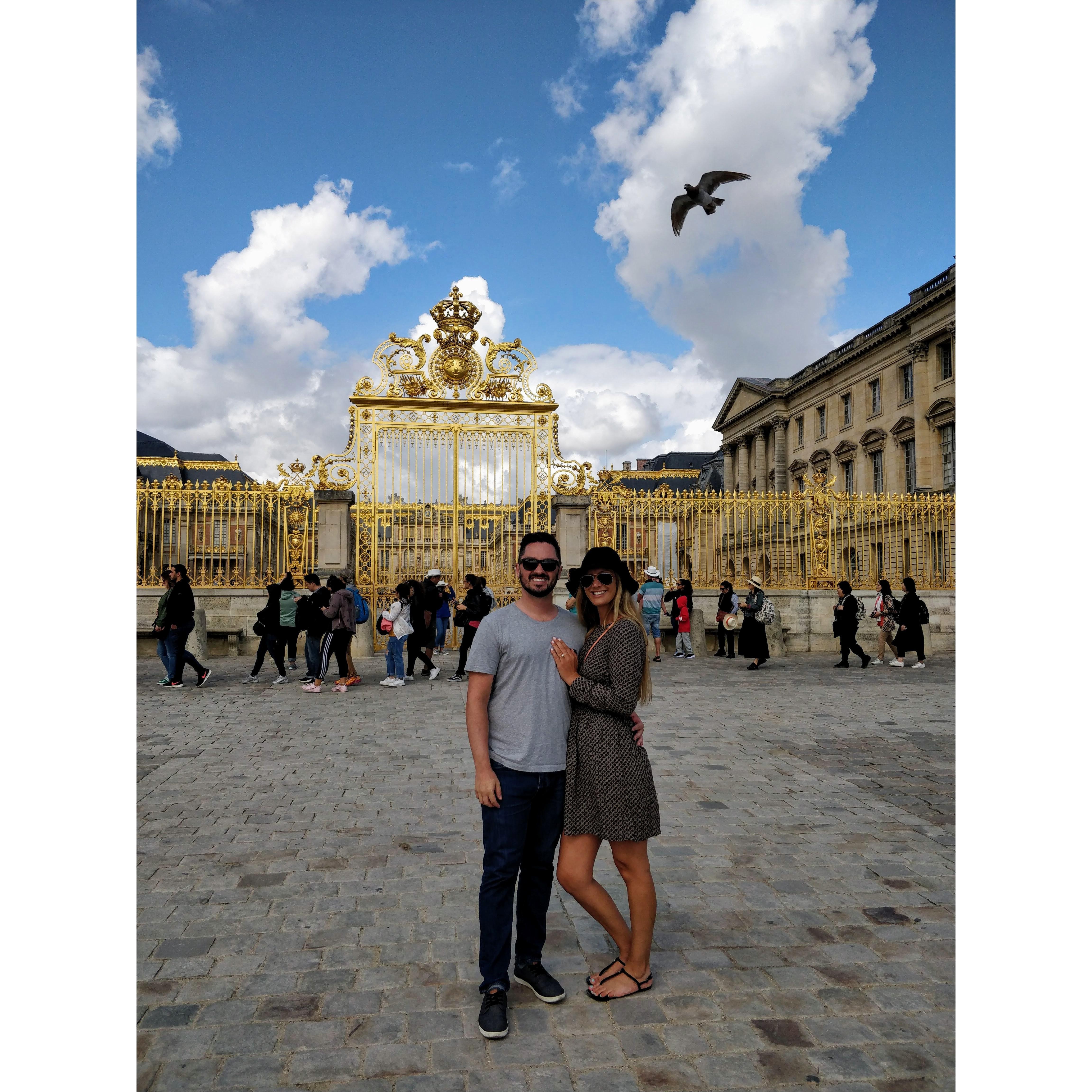 The Palace of Versailles, taking a tour of the gorgeous mansion and garden!