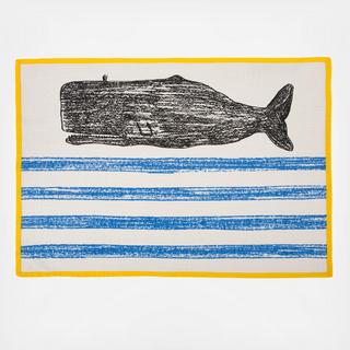Whale Tea Towel