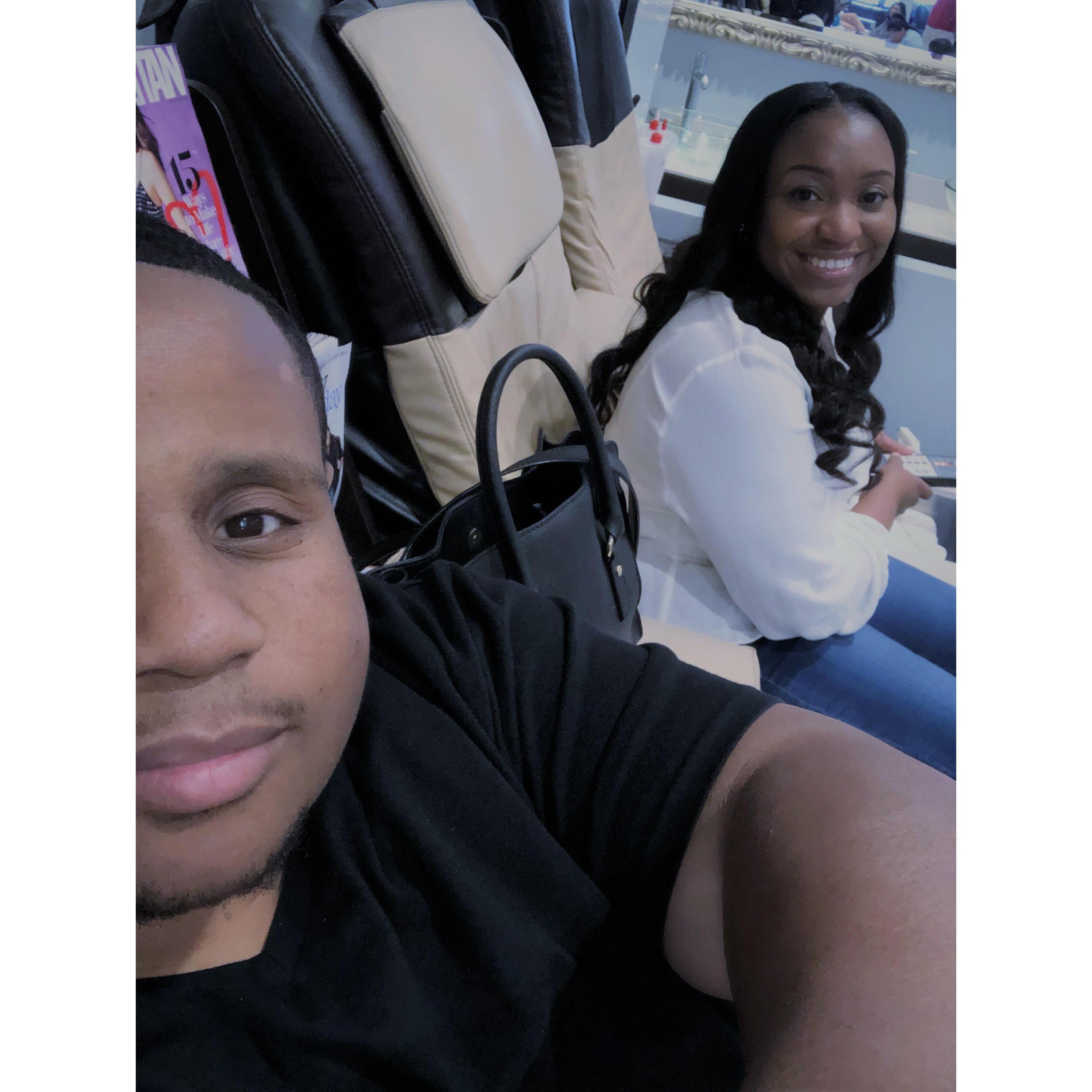 Patrick's birthday weekend.