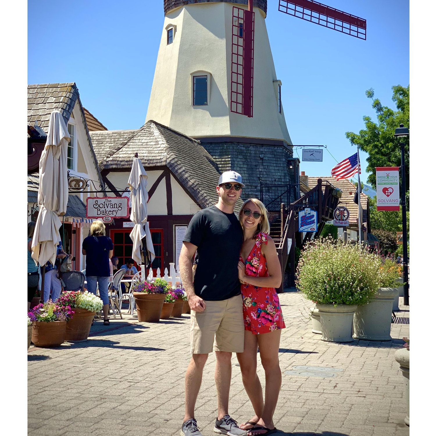 We spent a few days in Santa Barbara, where we took a wine tour on electric bikes and stopped in Solvang. Santa Barbara is one of our favorite places!