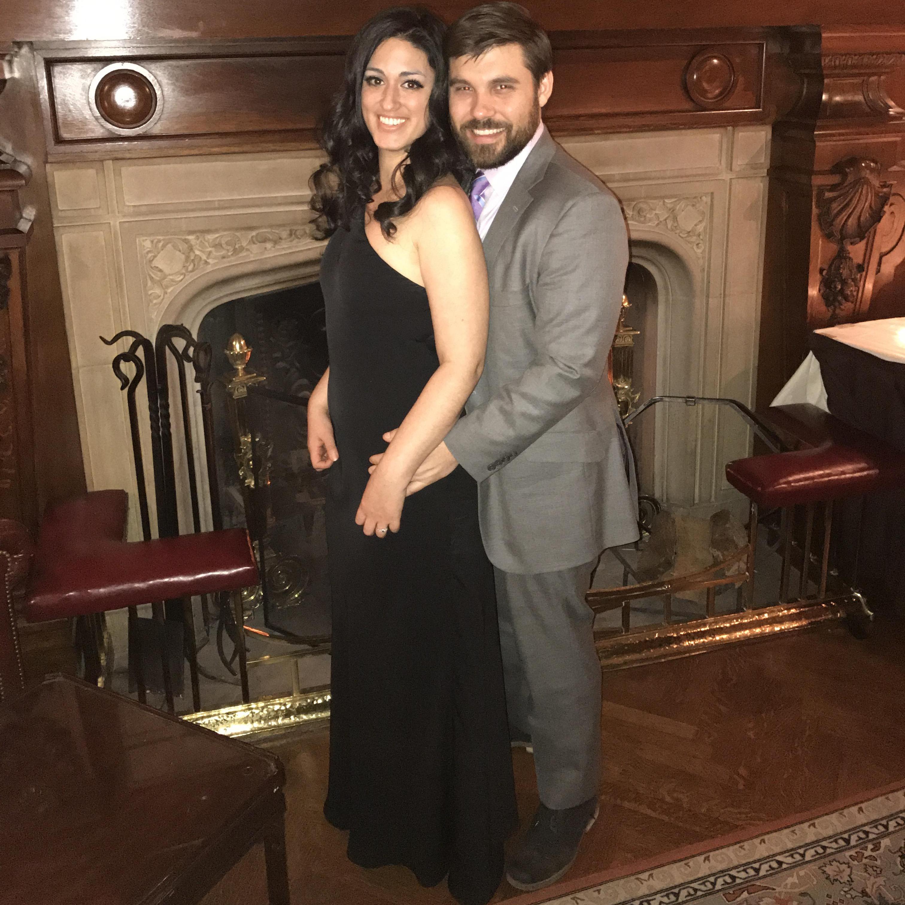 Katie and Jose pose for a photograph at a charity gala.
Manhattan, New York, January 2017