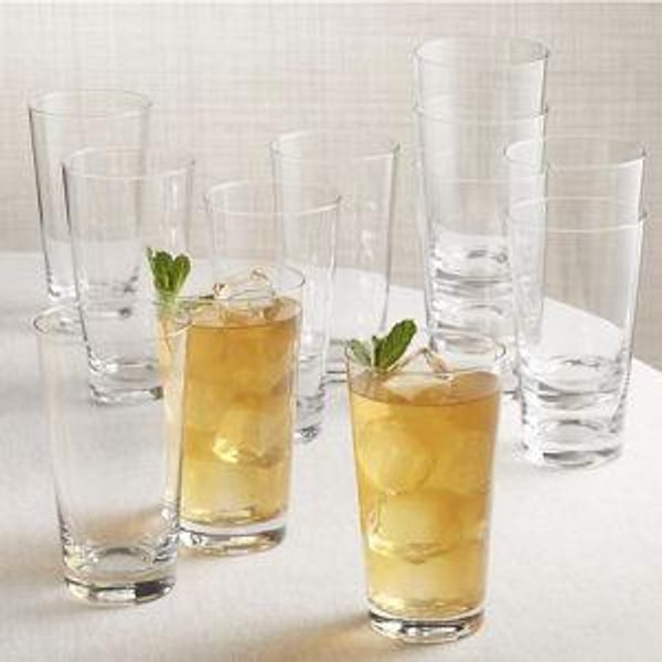 Biggs Highball Glasses Set of 12 | Crate & Barrel