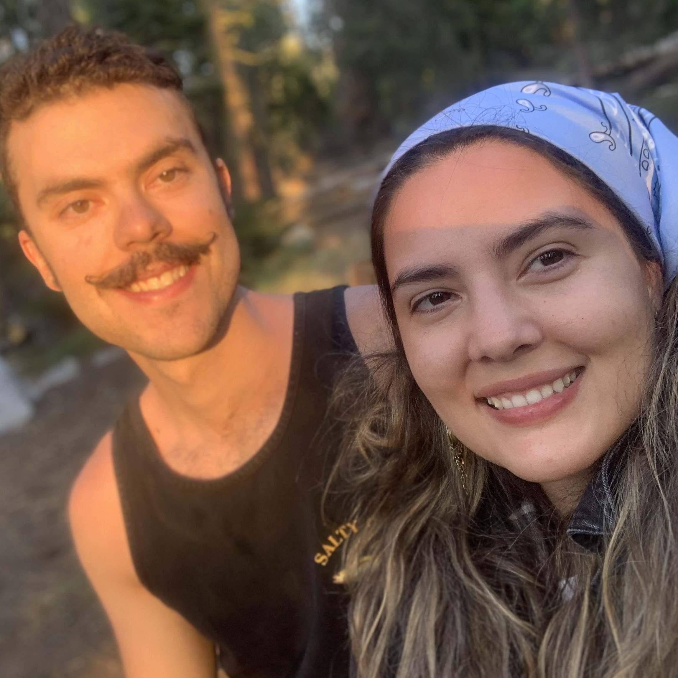 camping + golden hour
