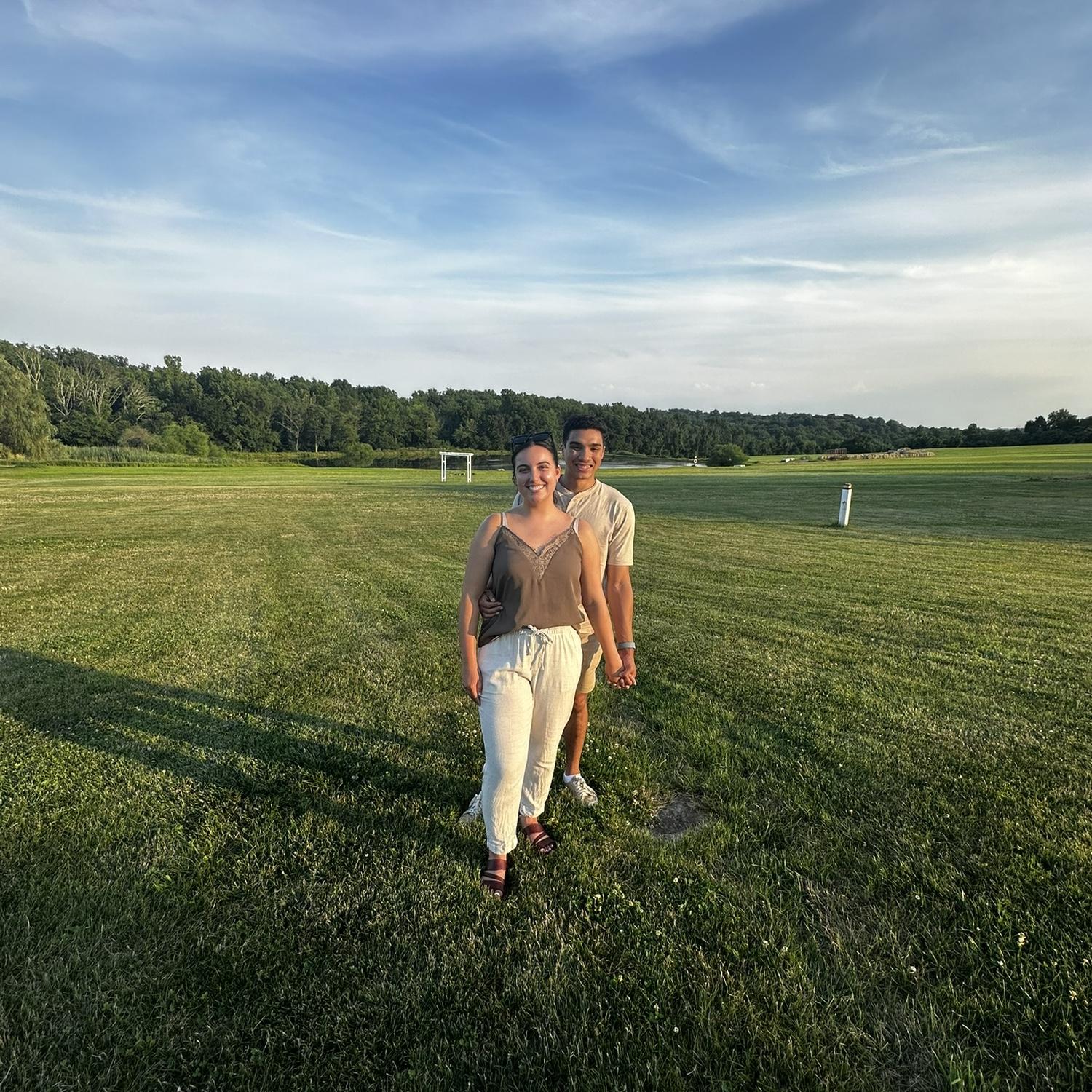 Visiting our wedding venue