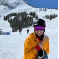 Skiing Alta on our way to Austin!